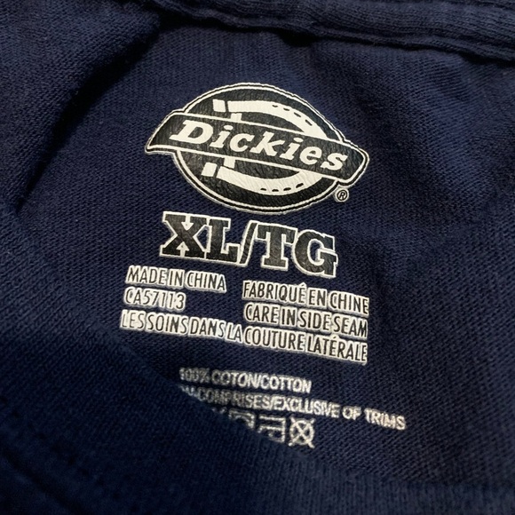 Dickies Navy Blue Graphic T-Shirt - Men's XL - Picture 4 of 5
